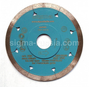 Арт. 75C Алмазный диск, диаметр 115 мм, Sigma